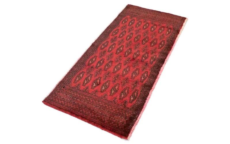 Turkaman Teppich 60x130cm - Orientteppich - rot