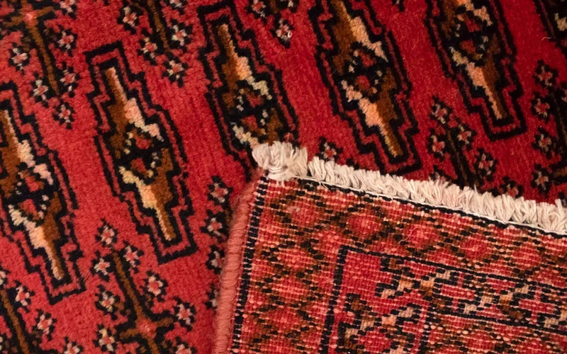 Turkaman Teppich 60x130cm - Orientteppich - rot