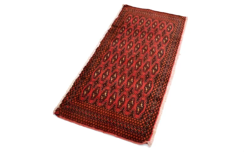Turkaman Teppich 60x130cm - Orientteppich - rot