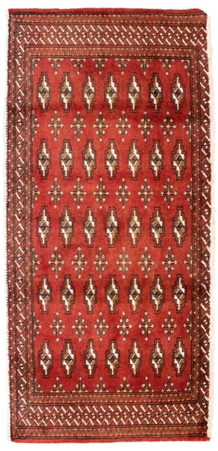 Turkaman Teppich 60x130cm - Orientteppich - rost