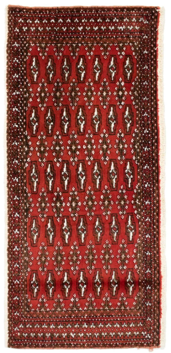 Turkaman Teppich 60x130cm - Orientteppich - rot