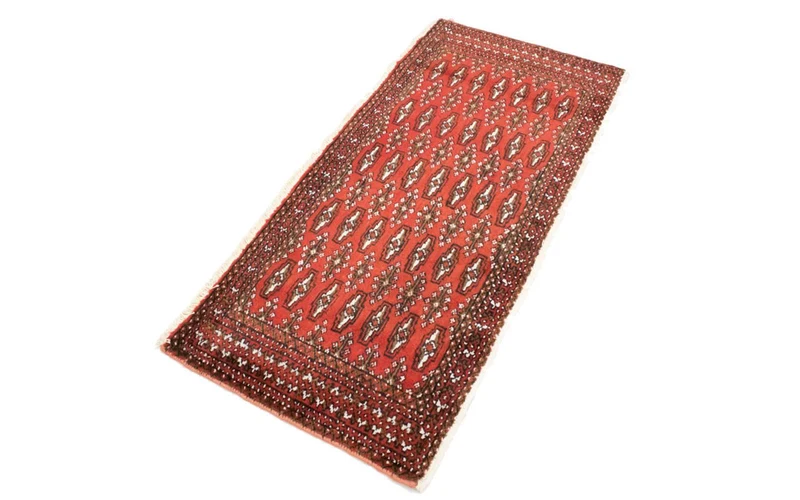 Turkaman Teppich 60x130cm - Orientteppich - rot