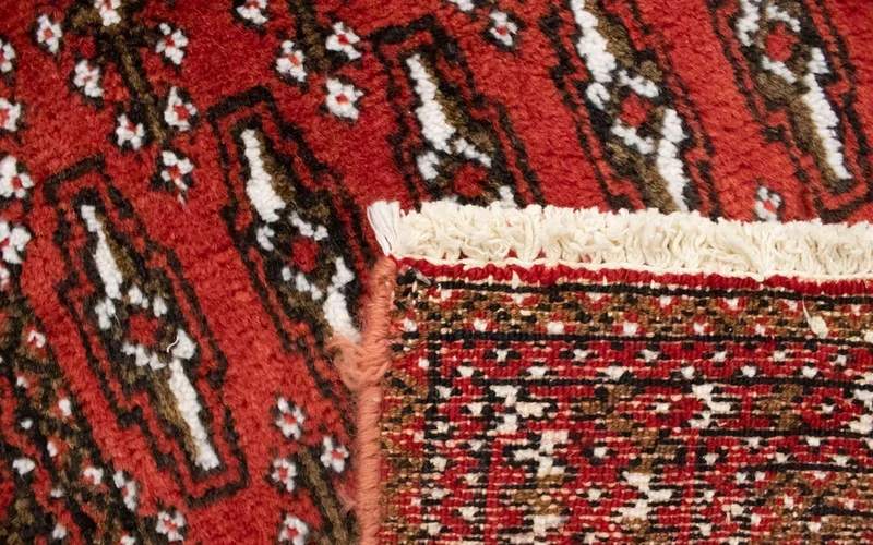Turkaman Teppich 60x130cm - Orientteppich - rot