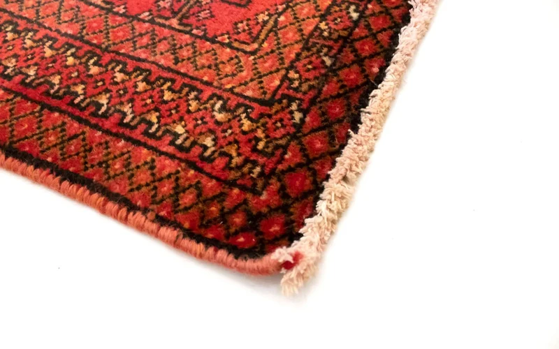 Turkaman Teppich 60x130cm - Orientteppich - rot