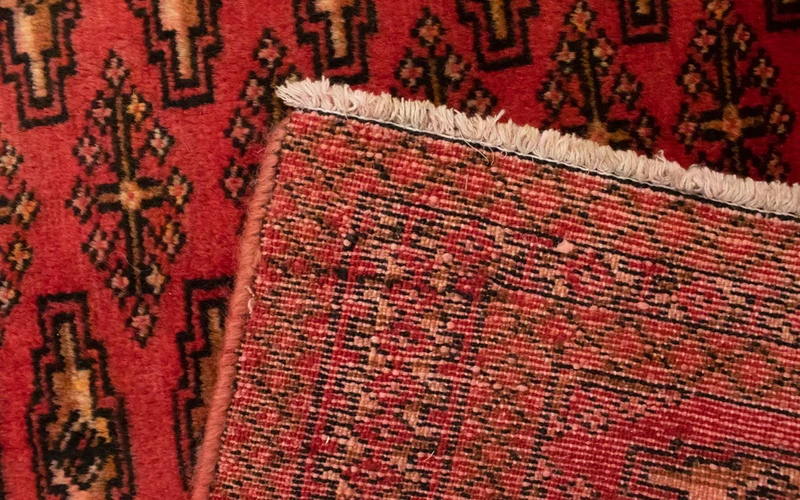 Turkaman Teppich 60x130cm - Orientteppich - rot