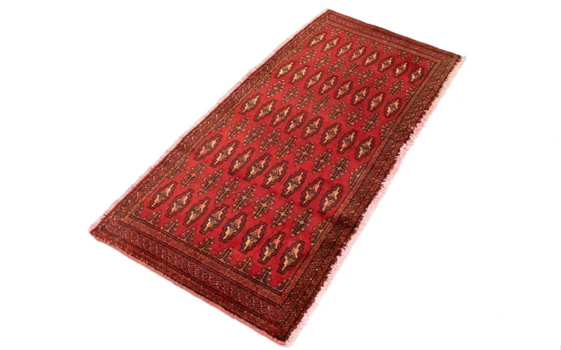 Turkaman Teppich 60x130cm - Orientteppich - rot
