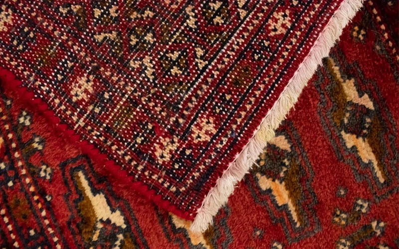Turkaman Teppich 60x130cm - Orientteppich - rot