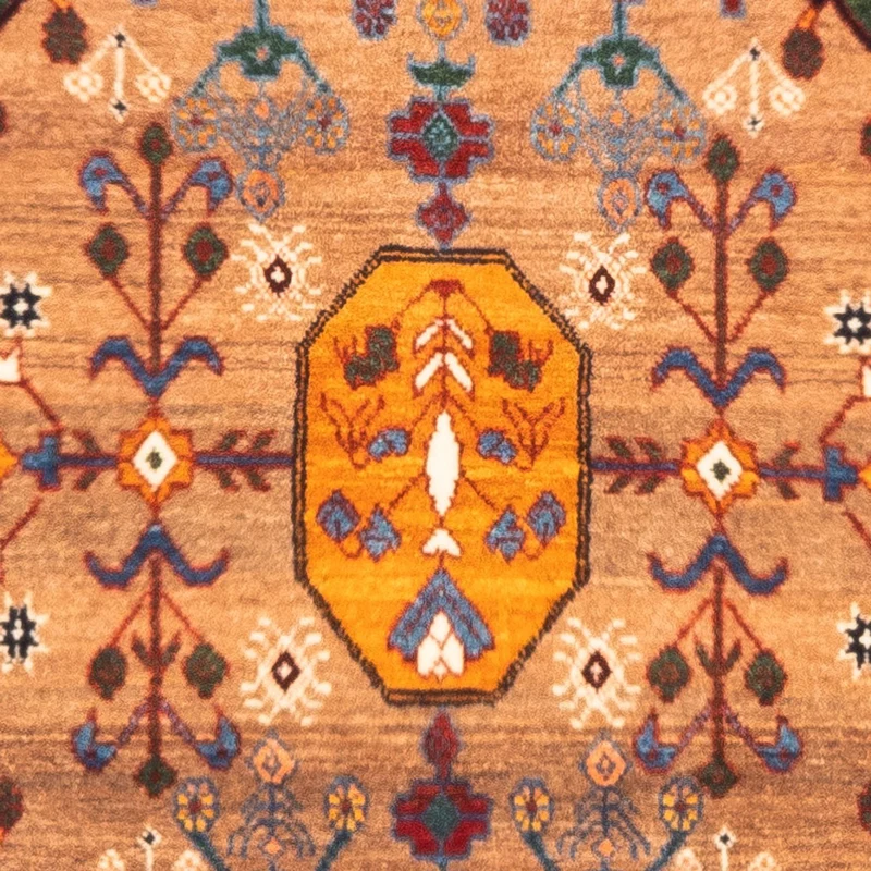 Gabbeh Persisch Teppich 82x120cm - Perserteppich Wollteppich - mehrfarbig