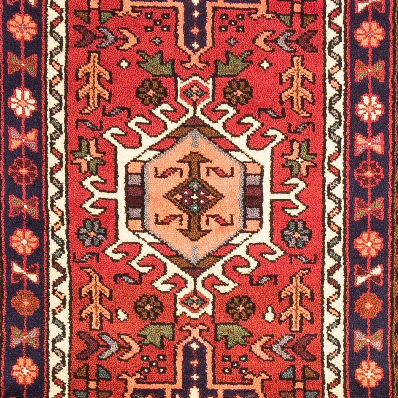 Qaraja Teppich 70x280cm - Perserteppich - rot
