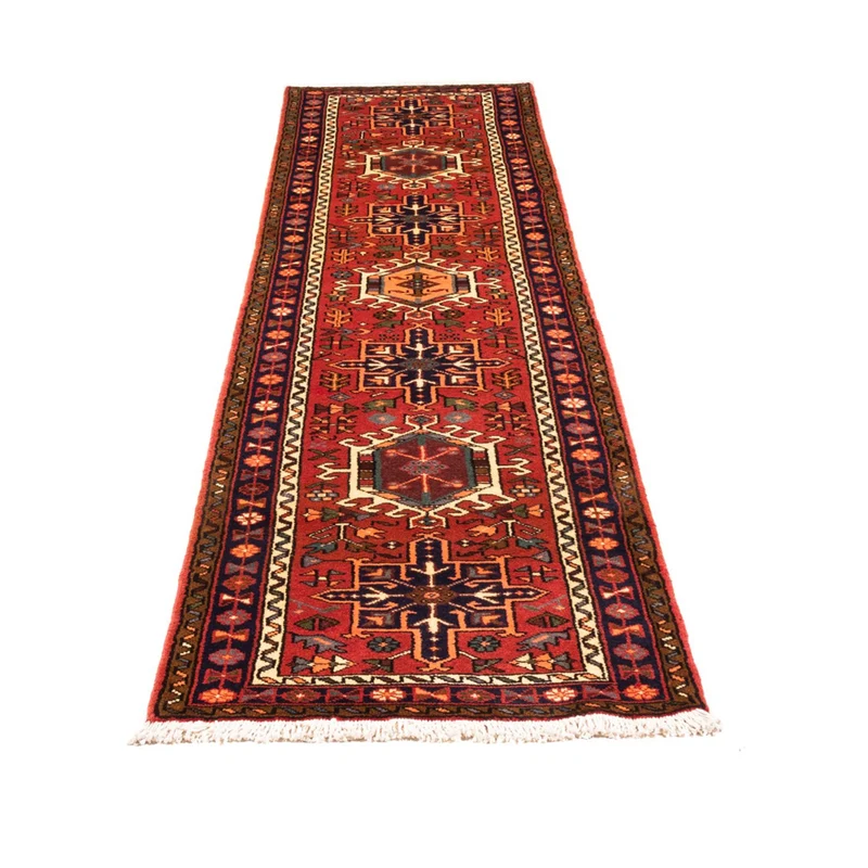 Qaraja Teppich 70x280cm - Perserteppich - rot