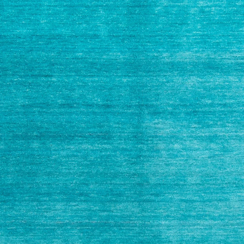 Gabbeh Teppich - Softy quadratisch - 200 x 200 cm - türkis