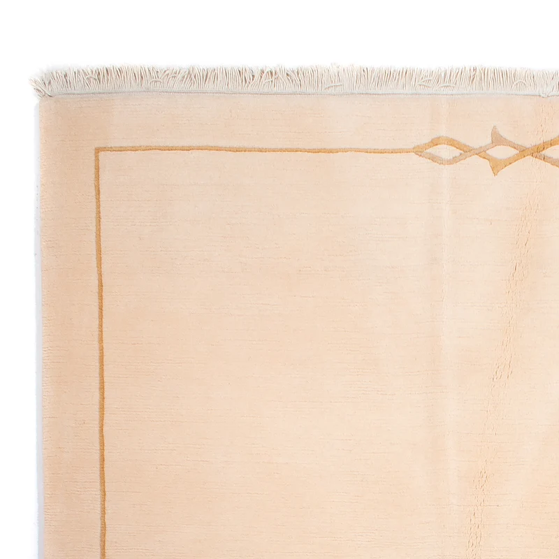 Nepal Teppich 170x235cm - Wollteppich - beige