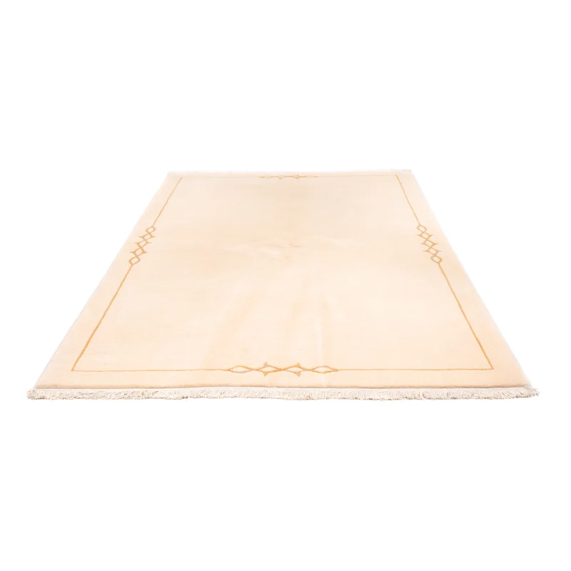 Nepal Teppich 170x235cm - Wollteppich - beige
