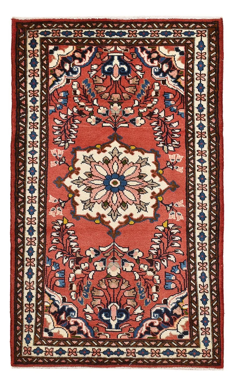 Perserteppich - Nomadic - 76 x 130 cm - rot