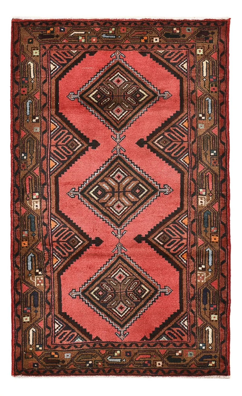 Perserteppich - Nomadic - 75 x 123 cm - hellrot