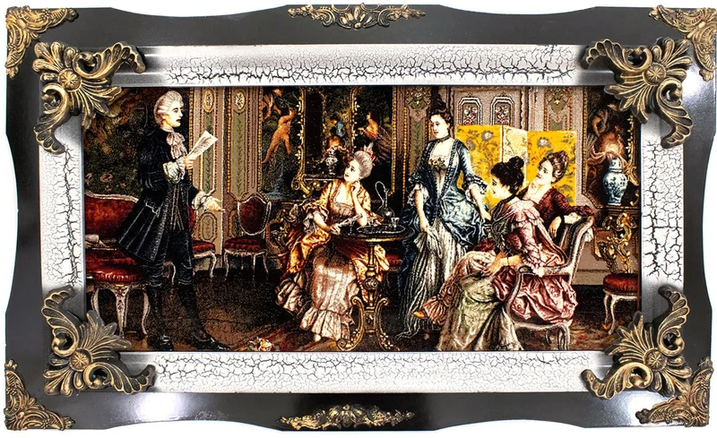Bild-Teppich 70x120cm - Orientteppich - mehrfarbig