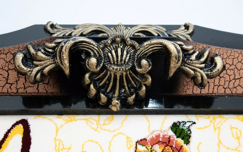 Bild-Teppich 70x120cm - Orientteppich - mehrfarbig