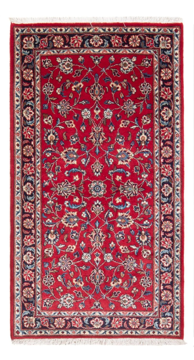 Keshan Teppich 70x138cm - Perserteppich - rot