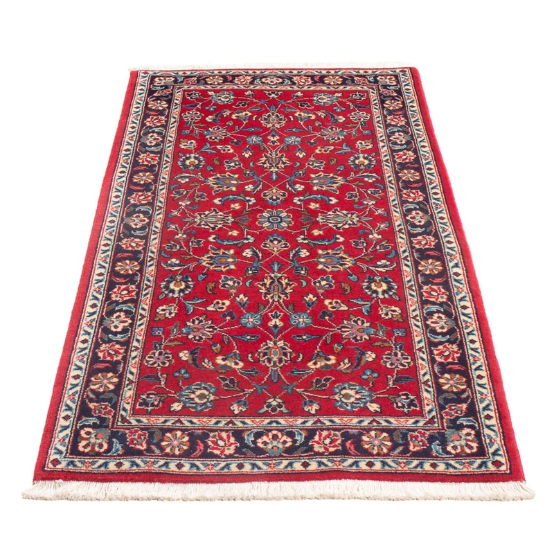 Keshan Teppich 68x142cm - Perserteppich - rot