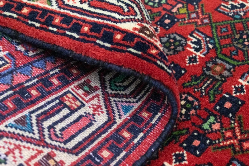 Hosseinabad Teppich 83x130cm - Perserteppich - rot