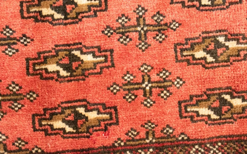 Turkaman Teppich 60x130cm - Orientteppich - rost