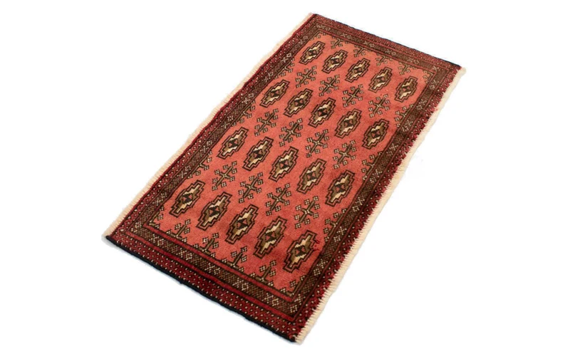 Turkaman Teppich 60x130cm - Orientteppich - rost