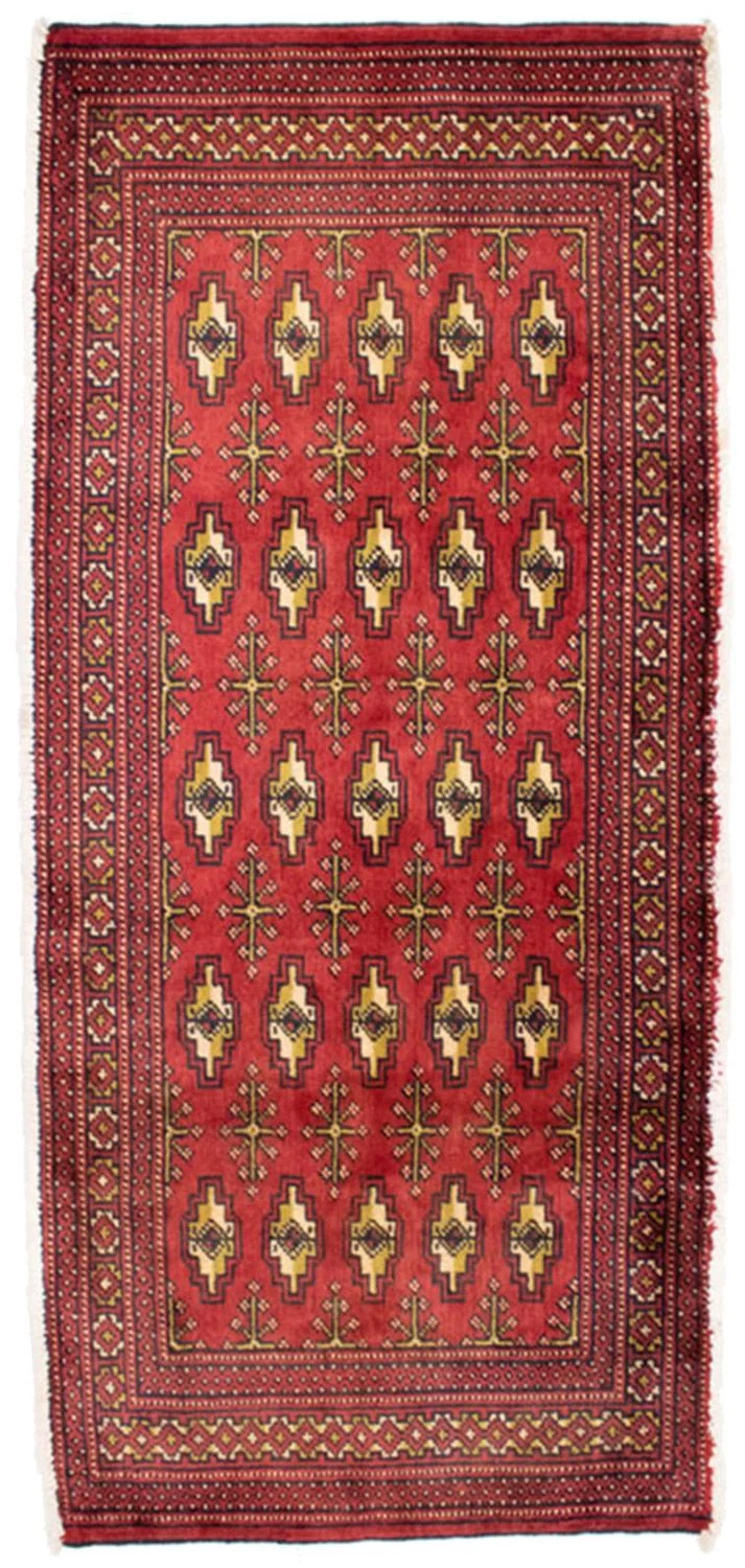 Turkaman Teppich 60x130cm - Orientteppich - rot