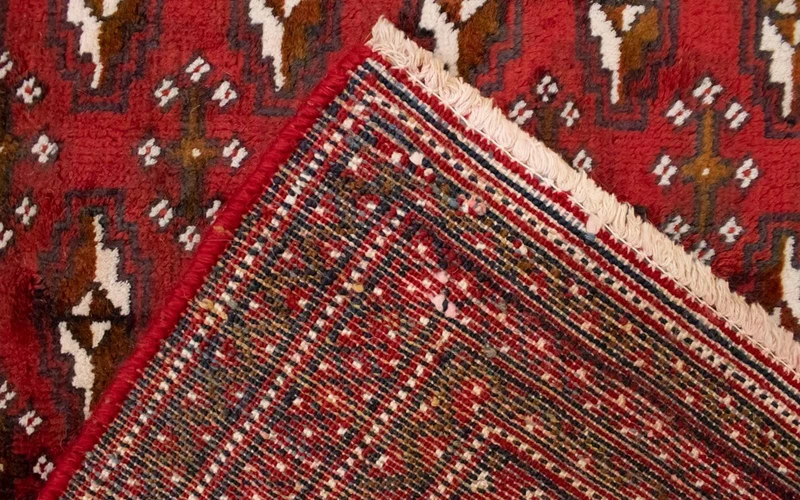 Turkaman Teppich 60x130cm - Orientteppich - rot