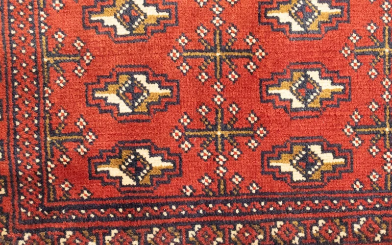 Turkaman Teppich 60x130cm - Orientteppich - rost