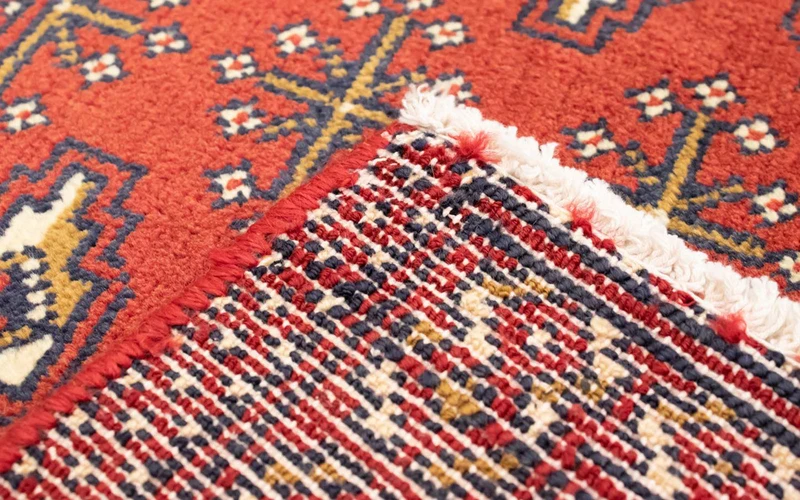 Turkaman Teppich 60x130cm - Orientteppich - rost