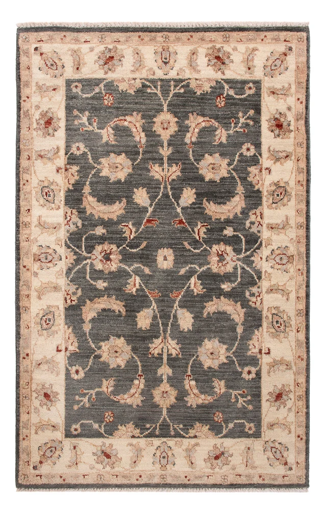 Ziegler Teppich 80x120cm - Orientteppich - schwarz