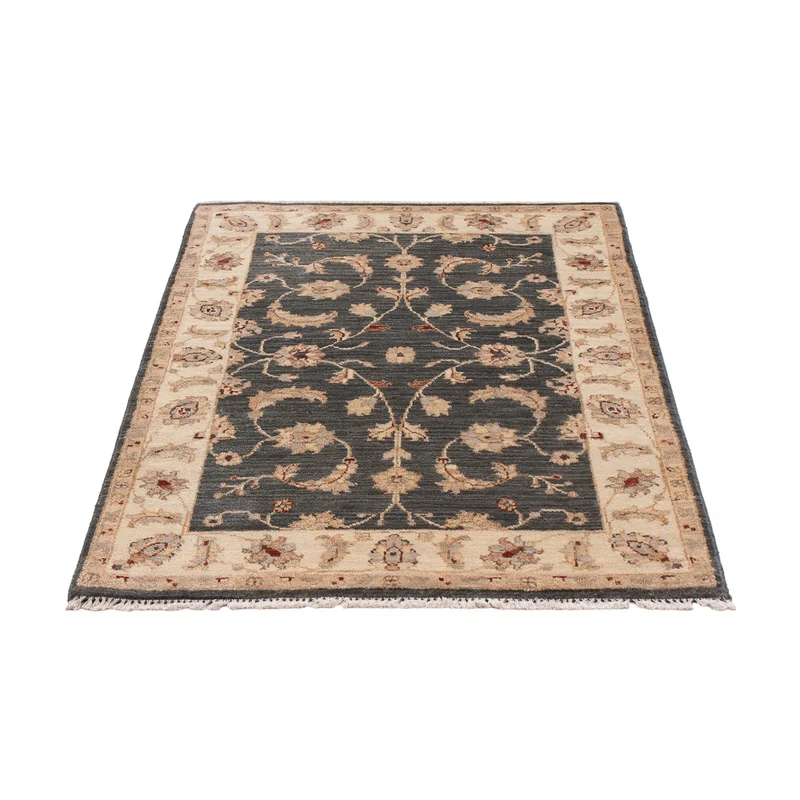 Ziegler Teppich 80x120cm - Orientteppich - schwarz