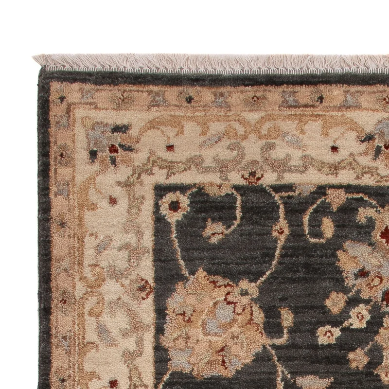 Ziegler Teppich 80x120cm - Orientteppich - schwarz
