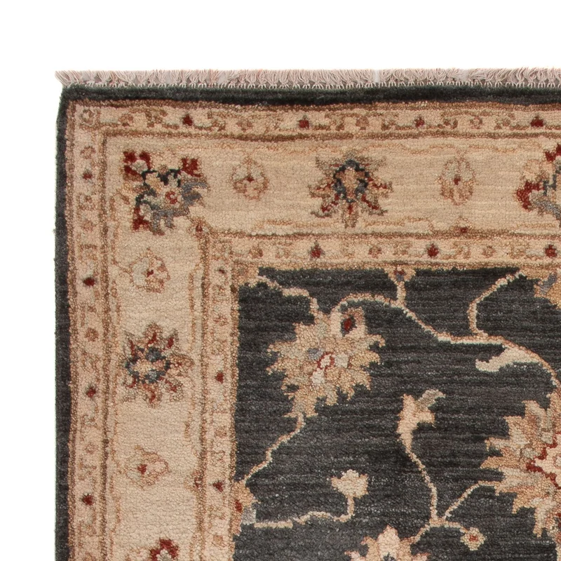 Ziegler Teppich 80x120cm - Orientteppich - schwarz
