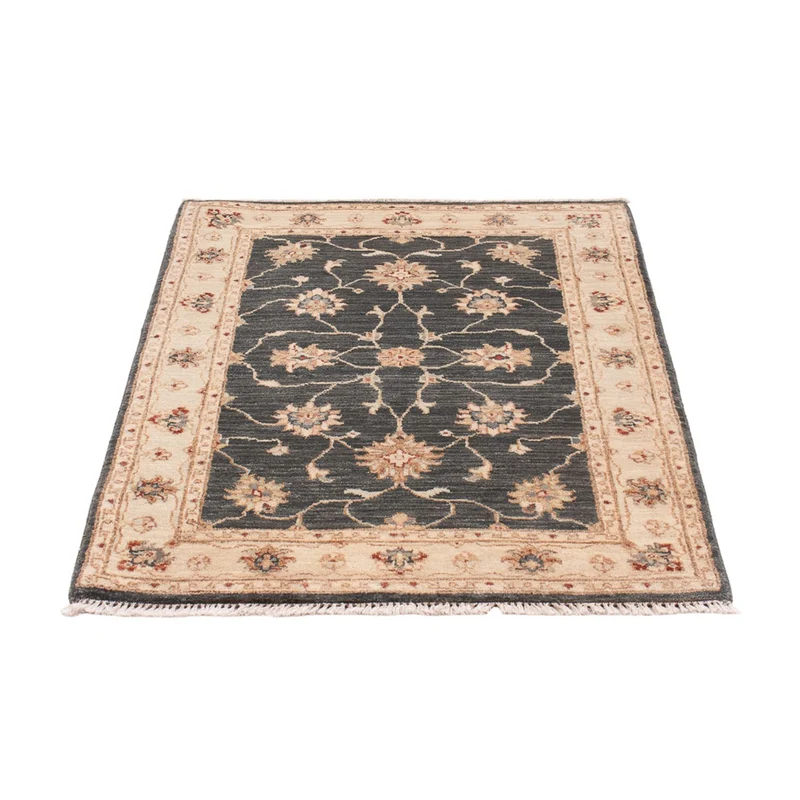 Ziegler Teppich 80x120cm - Orientteppich - schwarz