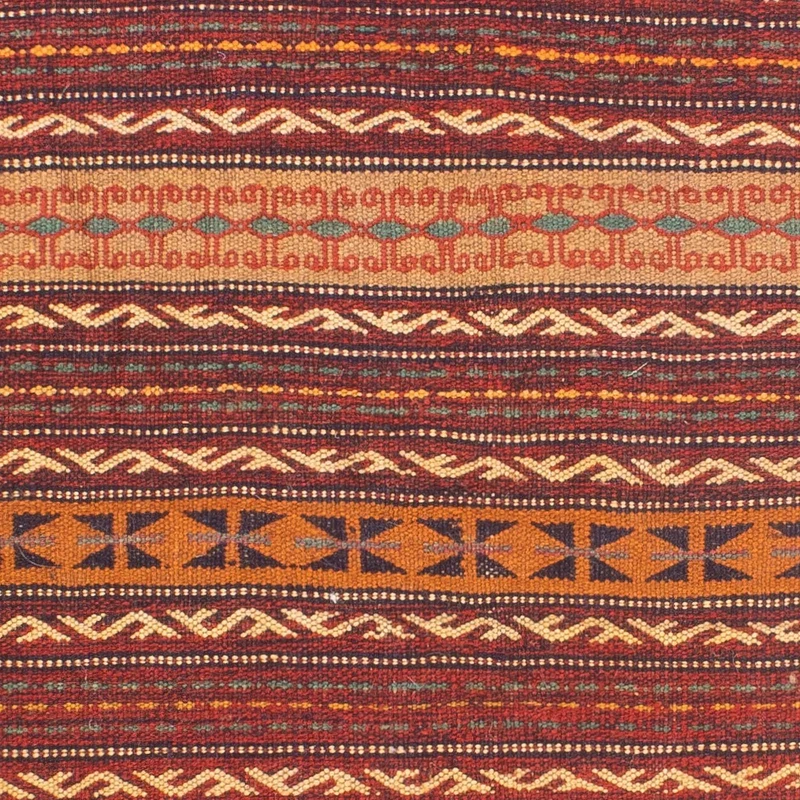 Kelim Senneh Teppich 100x150cm - mehrfarbig