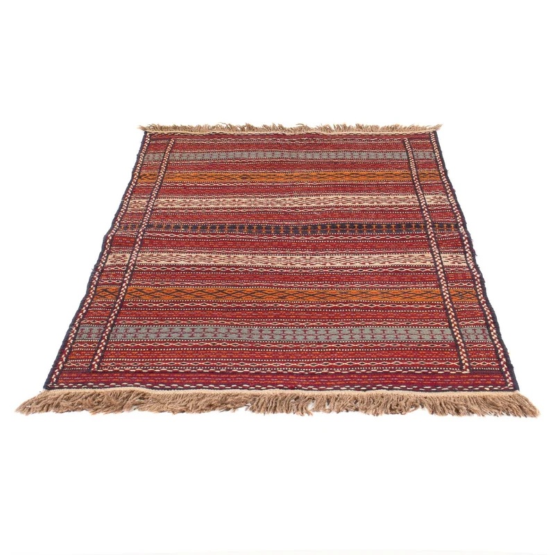 Kelim Senneh Teppich 100x150cm - mehrfarbig