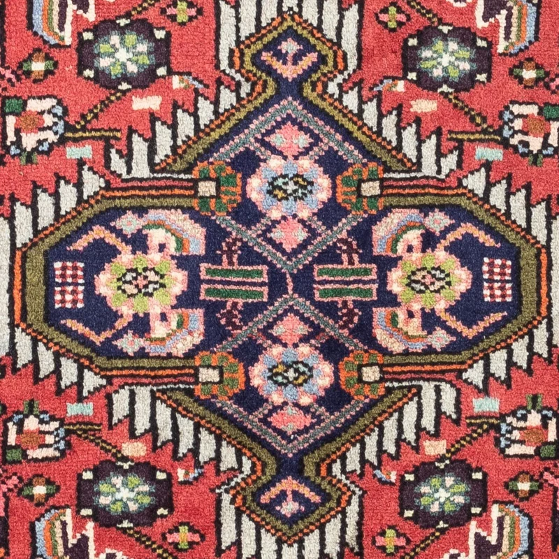 Hosseinabad Teppich 80x125cm - Perserteppich - rot