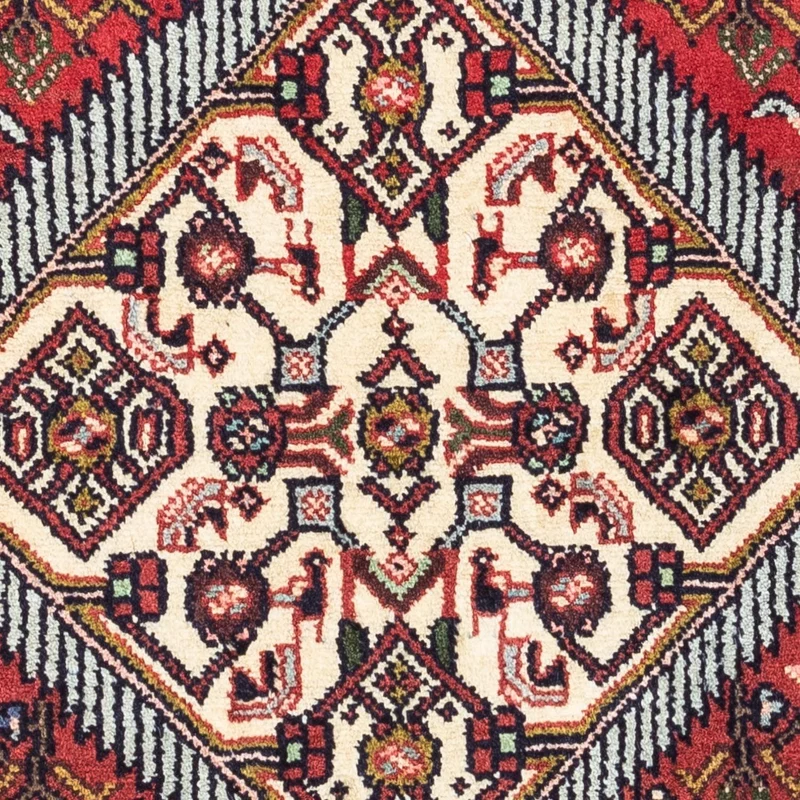 Hosseinabad Teppich 80x125cm - Perserteppich - rot
