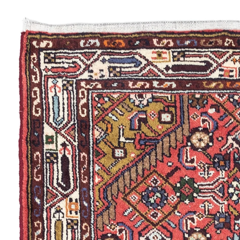 Hosseinabad Teppich 80x125cm - Perserteppich - hellrot