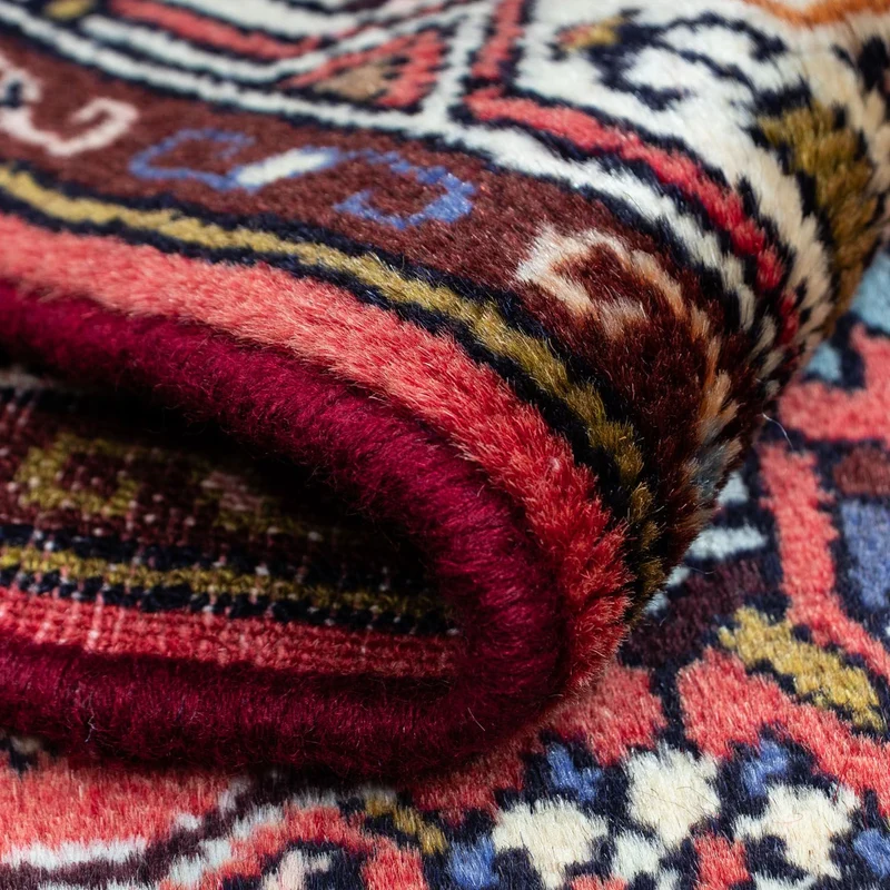 Hosseinabad Teppich 80x125cm - Perserteppich - hellrot