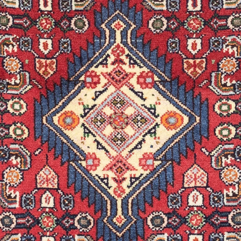 Hosseinabad Teppich 80x125cm - Perserteppich - rot