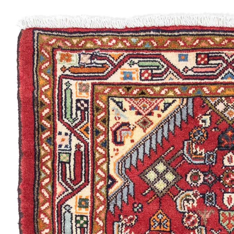 Hosseinabad Teppich 80x125cm - Perserteppich - rot