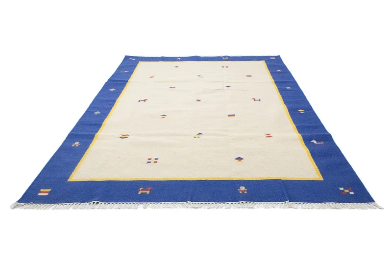 Kelim Modern Teppich 200x300cm - beige