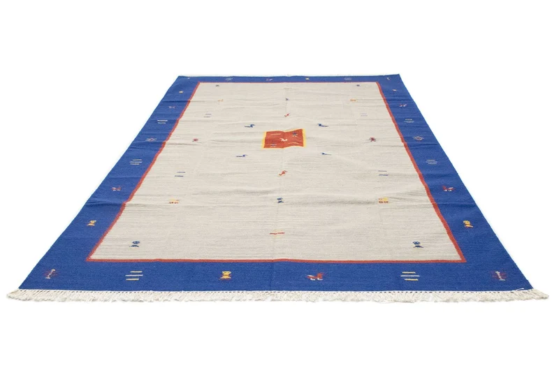 Kelim Modern Teppich 200x300cm - beige