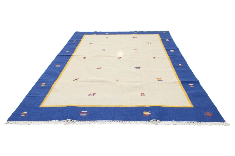 Kelim Modern Teppich 200x300cm - beige
