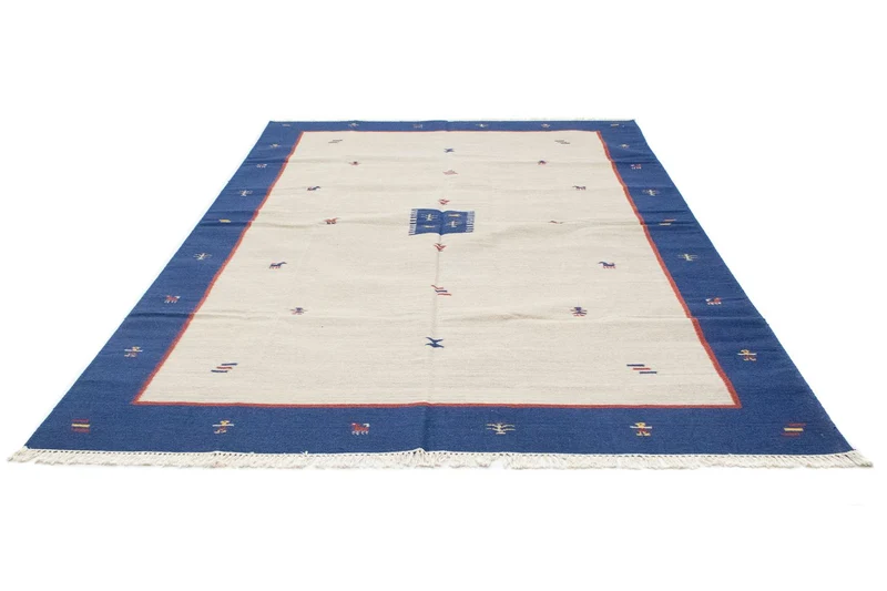 Kelim Modern Teppich 200x300cm - beige