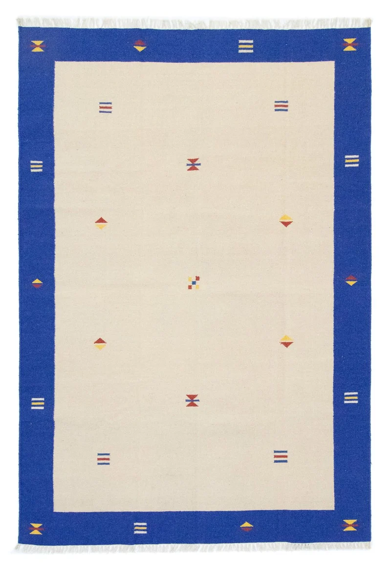 Kelim Modern Teppich 200x300cm - beige