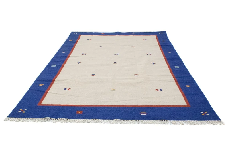 Kelim Modern Teppich 200x300cm - beige