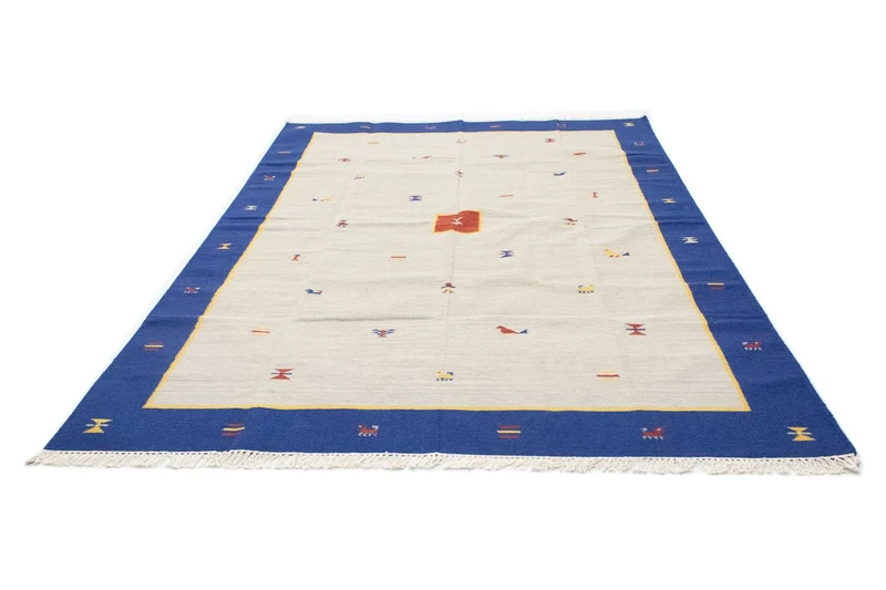 Kelim Modern Teppich 200x300cm - beige